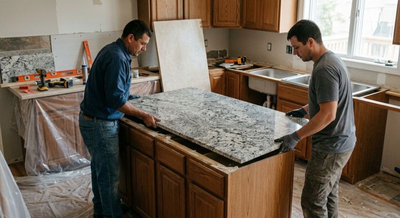 Granite Installation in Roseville, CA